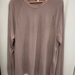 Long Sleeve Clear Jersey James Perse Mauve Top